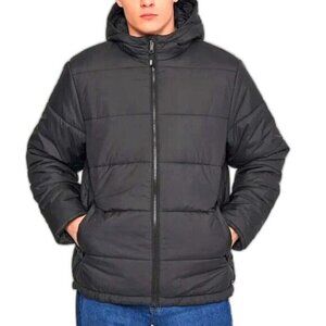 Vans off the wall sustans Jacket large Black Reflective coat packable men size L